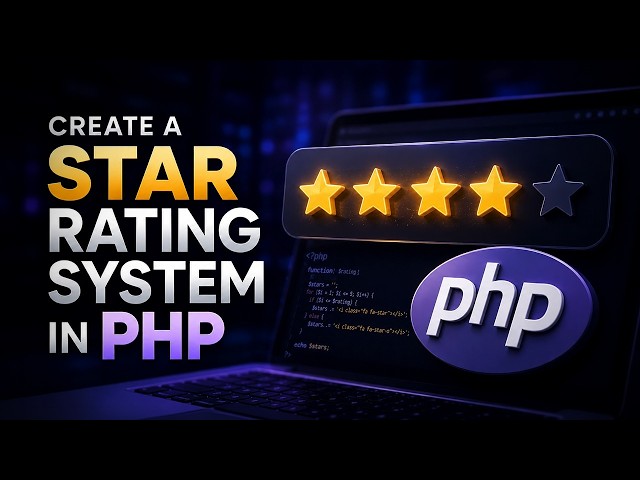 Create a Star Rating System in PHP