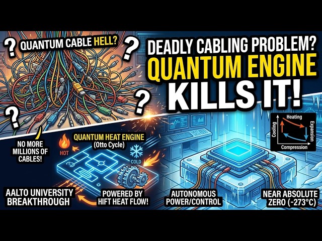 A Quantum Heat Engine Just Worked Near Absolute Zero