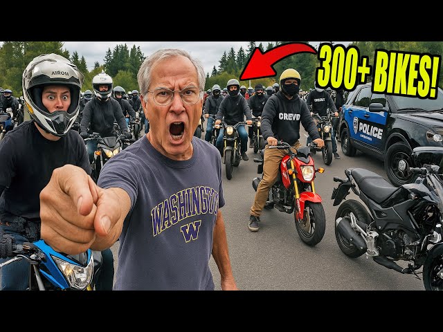 Scooter kid KO’s angry guy at rideout! Ferry2Ferry 13