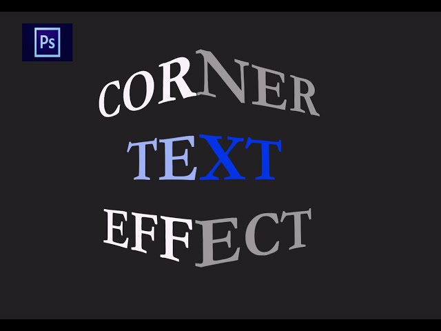 How to Make 3D Text in Photoshop (EASY!!) - corner text effect photoshop -Tutorial by ActiveGuide