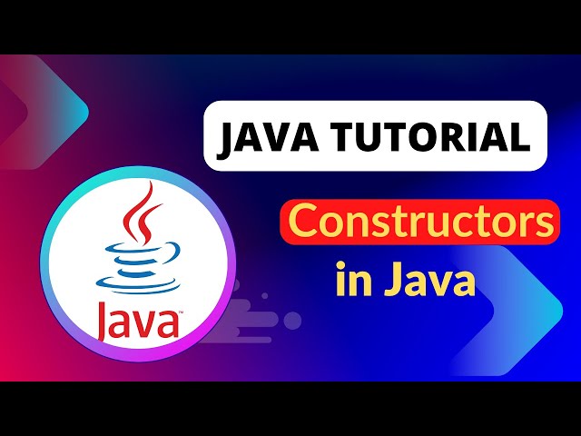 Java Tutorial | Constructor in Java | Constructor Overloading |  Chaining | this() & super() keyword