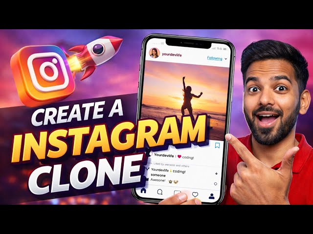 Create a Instagram clone on mobail | Build a Instagram clone | Step by step tutorial 