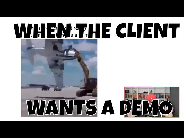 When the client wants a demo - funny programming meme review 2020 clip