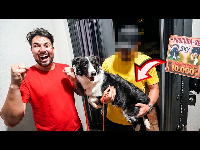 A SKY FOI ENCONTRADA POR UM ESTRANHO NA RUA, MAS …. !! * cachorra do Renato * 🐶 ❤️