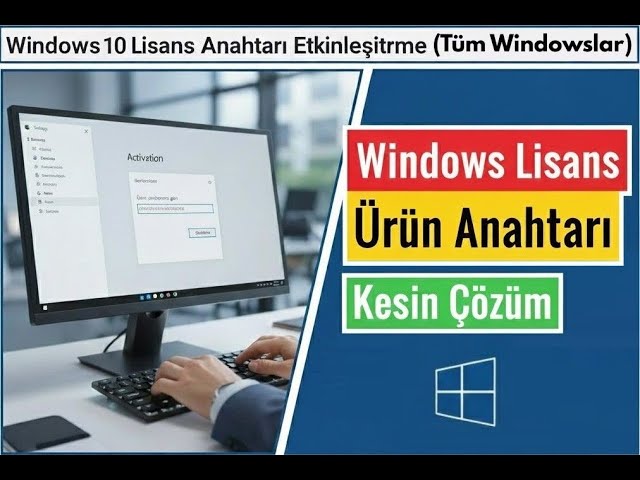 Windows 7,8,10,11 Lisans Anahtarı Nasıl Etkinleştirilir? (Programsız)