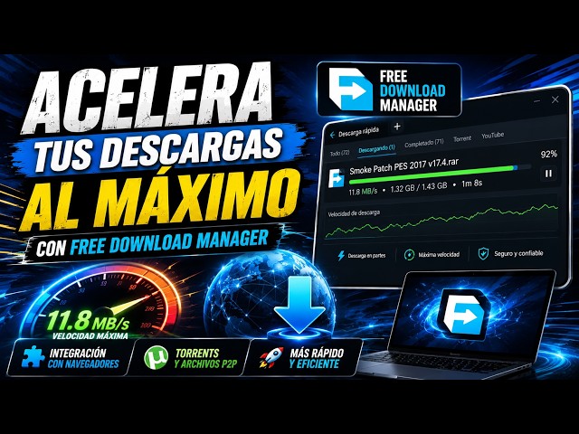Acelera tus Descargas al MÁXIMO en PC | Guía Completa de Free Download Manager