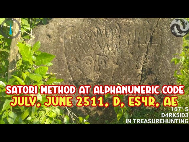 SATORI METHOD AT ALPHANUMERIC CODES JULY , JUNE 2511, D, ES4R, AE