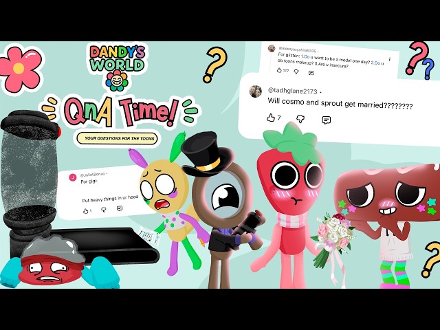 YOUR QUESTIONS BROKE THE TOONS – QnA Dandy's World Animation MEME PART. 3