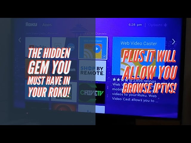 A hidden gem on your Roku! Check the Web Video Caster! Do not pay for an IPTV scam!