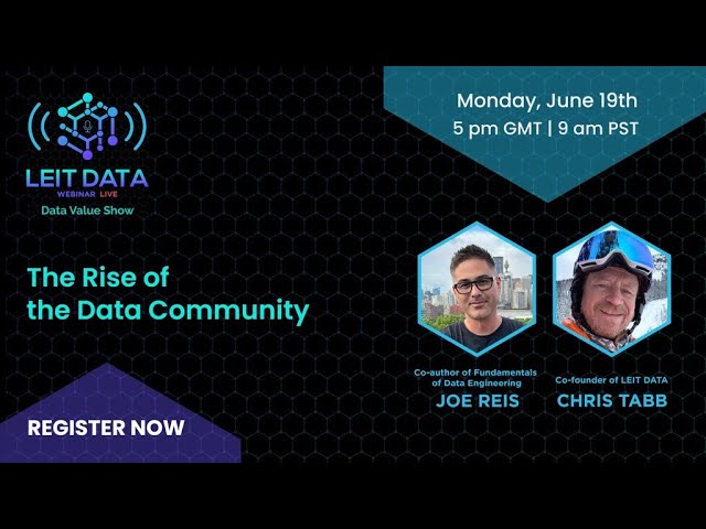 #1 The Rise of the Data Community