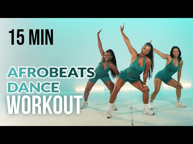 AFROBEATS DANCE WORKOUT | 15 MIN | beginners friendly & fun cardio 🔥 