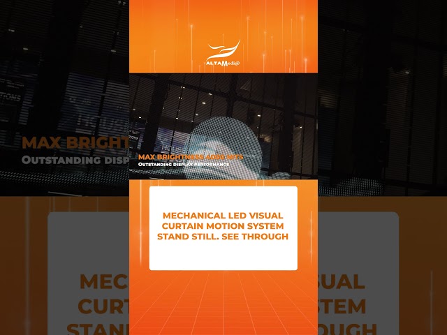 [ALTA MEDIA] Transparent LED Display – Bold Visuals, Lightweight Setup