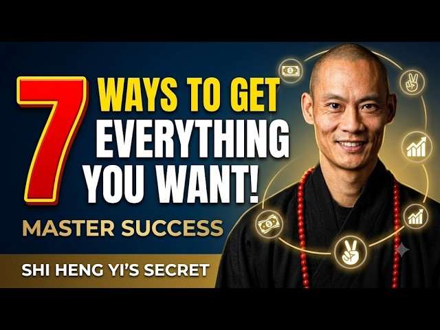 7 Ways to Get EVERYTHING You Want in Life | Master Shi Heng Yi's Wisdom for Success & Inner Peace