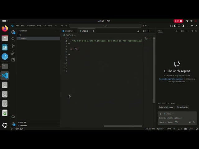 Prime Number Checker in C Without Sound