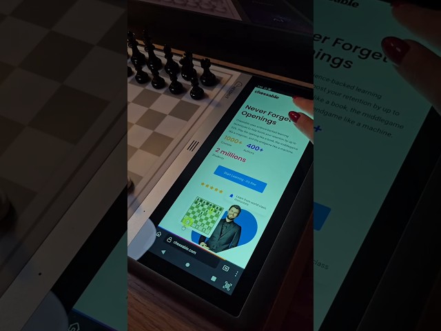 Chessable + Chessnut EVO #chess #chessgame #chessnut #chessable