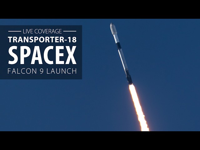SpaceX Falcon 9 rocket launches 130 payloads from California on Transporter 18 mission