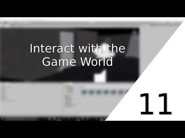 [UNITY 5] [11] Beginner Tutorial: Horror-Game - Interact