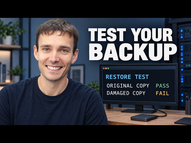 How I test my own backup before I trust it [Claude Code]