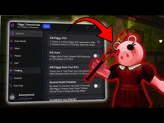 🐷THE BEST PIGGY SCRIPT🐷|🔥GOD MODE🔥|💀KILL AURA💀|🏆AUTO WIN🏆|🥶ALL SKINS🥶|👻INVISIBILITY👻 AND MORE