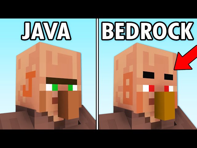 BEDROCK version is MUCH BETTER than JAVA!
