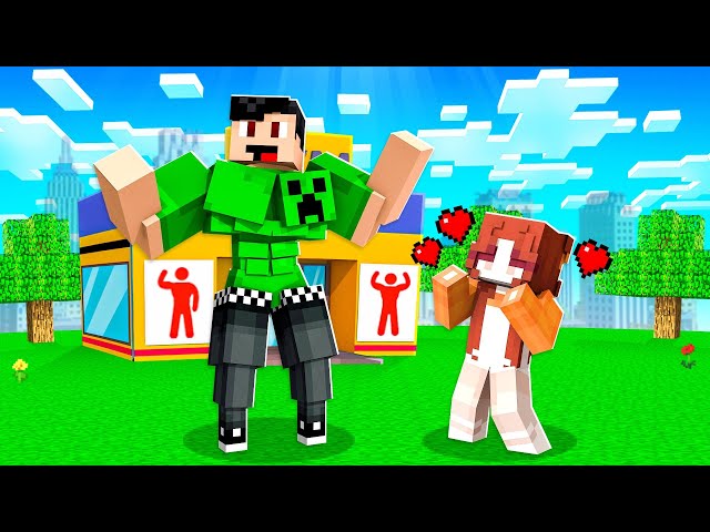 Kid Gets 100% STRONG in Minecraft!