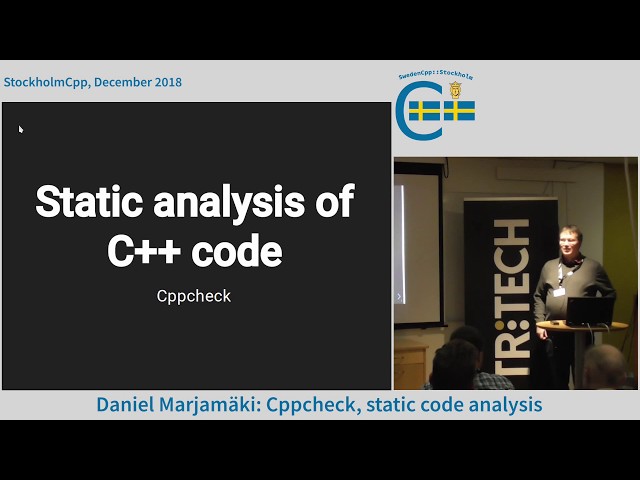 Daniel Marjamäki: Cppcheck, static code analysis
