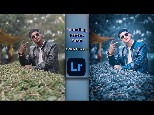 Lightroom Blue Tone Photo Editing | Blue Preset Tutorial Mobile | Trending Photo Edit 💙