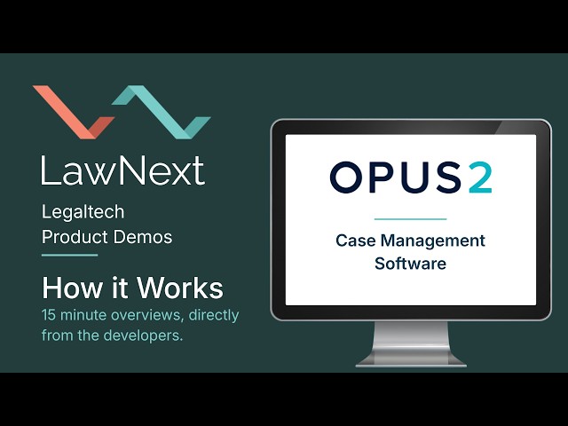 Opus 2 Product Demo in 15 minutes