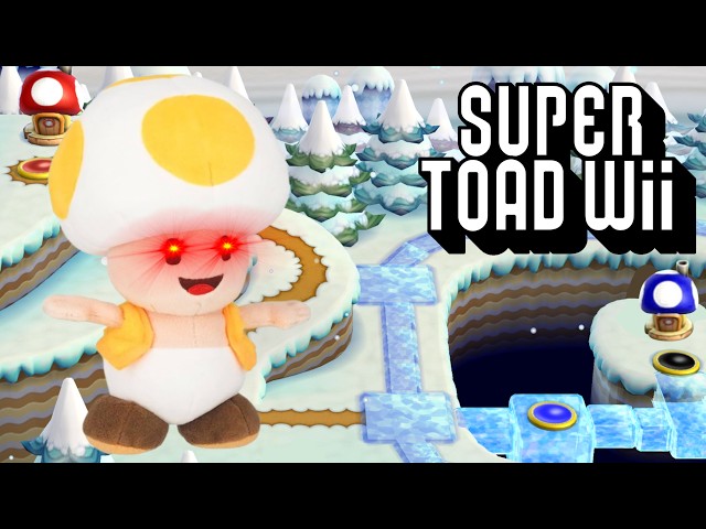 New Super Mario Bros Wii but Yellow Toad LOVES SNOW