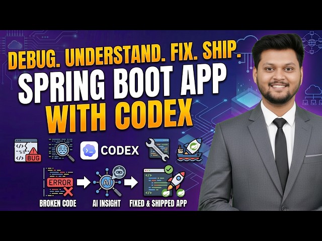 Debug. Understand. Fix. Ship. | Solving a Real Spring Boot Bug with Codex 🚀