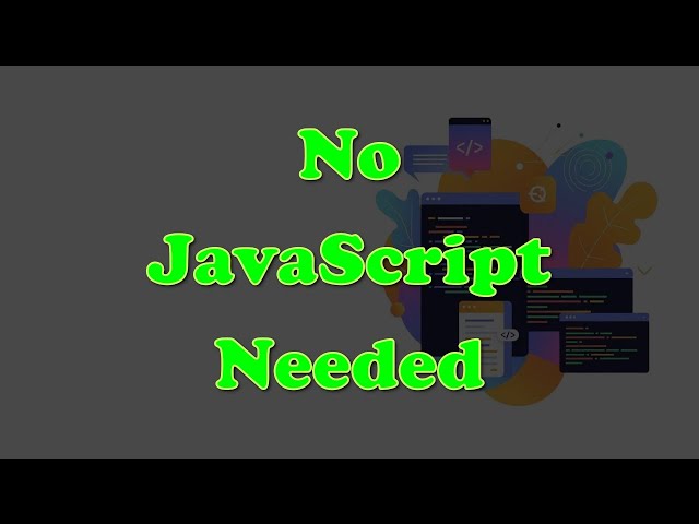 No JavaScript Needed! Pure CSS Full Page Scroll Animation