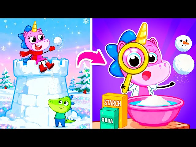 Let It Snow! ❄️How to Make Fake Snow at Home? Teeny Mimi Lab 🦄