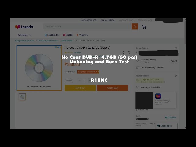 50 pcs. DVD-R Unboxing and Burn Test