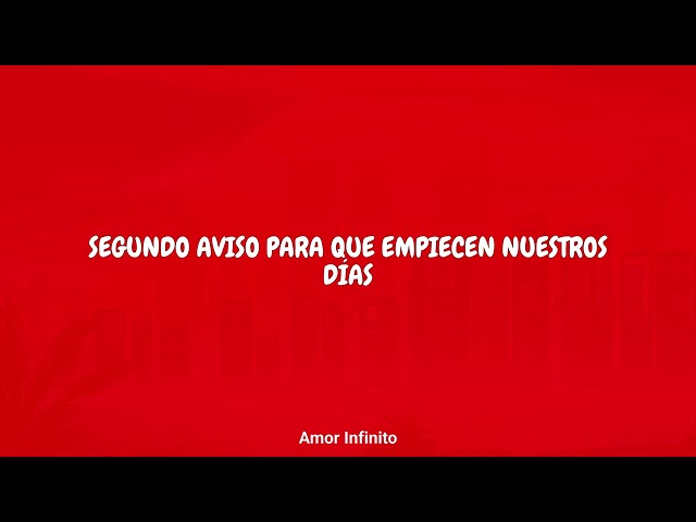 Siloé - Amor Infinito (Lyrics)