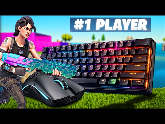 #1 Fortnite Bedwars Player 😴 Satisfying Keyboard & Mouse ASMR 360 FPS 4K