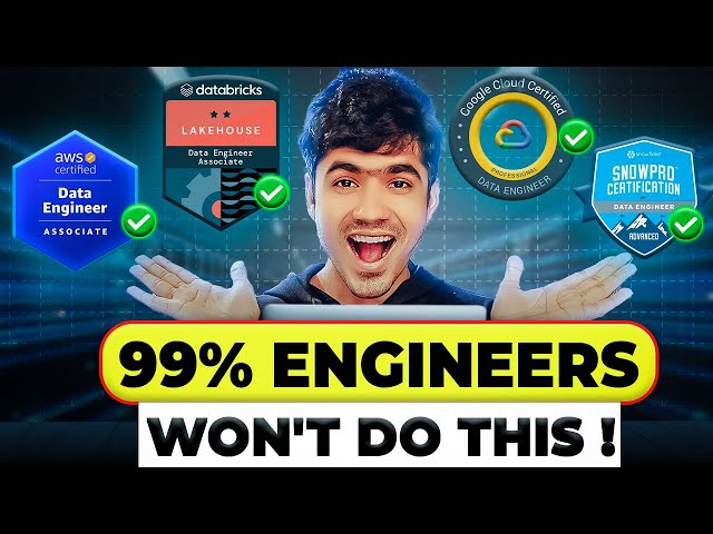 Data Engineering Certifications To Get Ahead Of 99% People