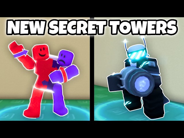 ¡LAS NUEVAS TORRES SECRETAS SON UNA LOCURA! - Roblox Retro Tower Defense (RTD)