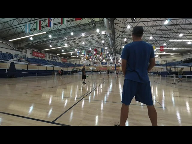 3D VR180 Rainy Pickleball Indoor Rec 5.0+ Jessie Irvine Bubba Zbinden Jeff Warnick CraigD Oculus SBS