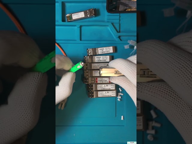 Removing SC/APC and Optical Transceiver