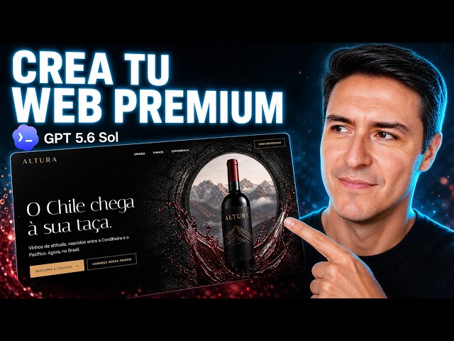 How I Created This Premium Website with Codex and GPT 5.6 in Under 1 Hour