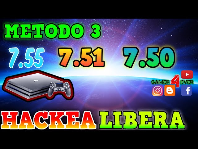ps4 jailbreak 7.55  7.50 7.51🔥 3ER metodo 🔥 libera hackea tu ps4 en cualquier modelo 2021 gamer4ever