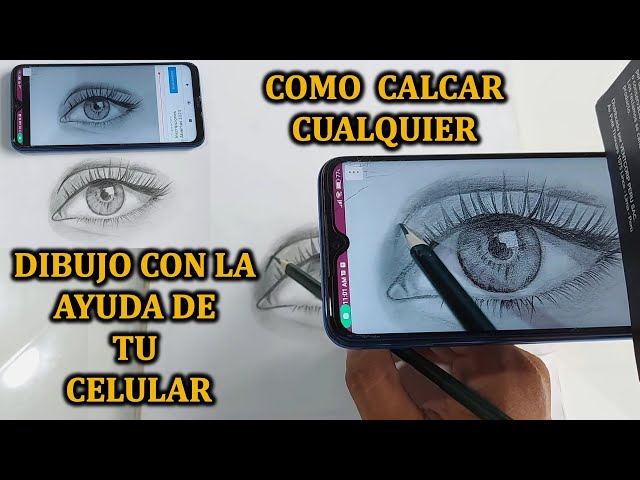 COMO CALCAR CUALQUIER DIBUJO CON LA AYUDA DE TU CELULAR - TUTORIAL