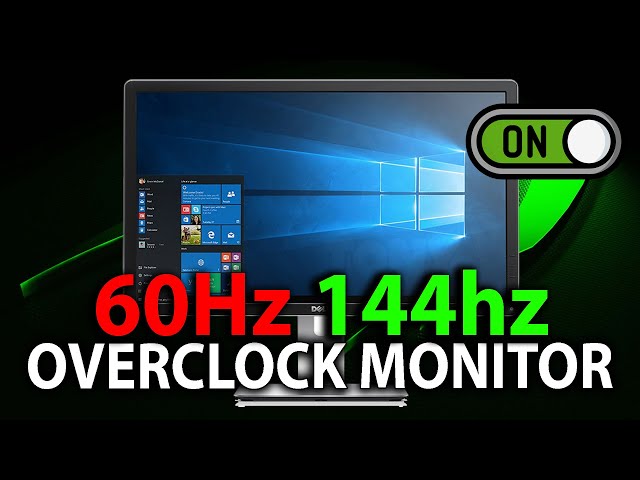 Come modificare la frequenza di aggiornamento sul monitor - tutorial