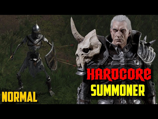 [Normal] HARDCORE Summon Necromancer Guided Playthrough | Diablo 2 Reign of the Warlock