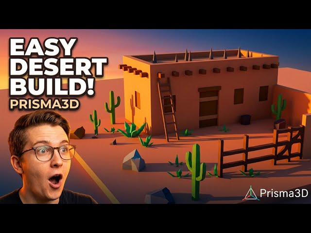 How to Create this Desert House in Prisma 3D: Beginners guide Prisma 3D version 3.3.3