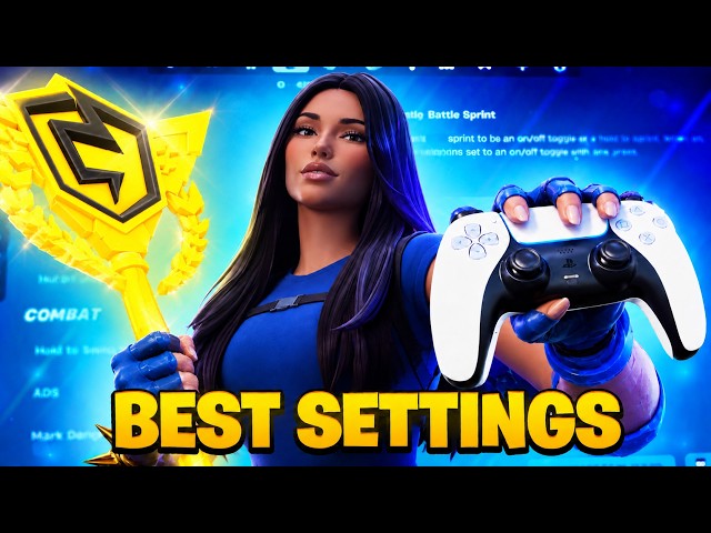 NEW BEST Controller SETTINGS + Sensitivity in Chapter 7 Season 4 (Fortnite Tutorial)