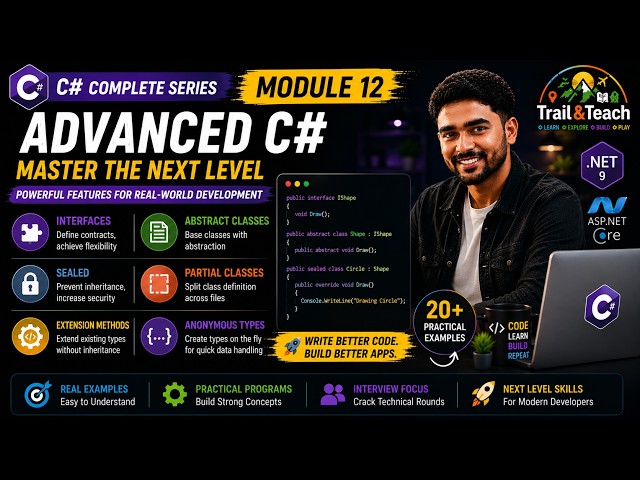 Master Advanced C# Concepts | Complete C# Course | Marathi