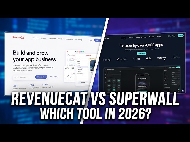 RevenueCat vs Superwall - Which Subscription Tool Should You Use in 2026?