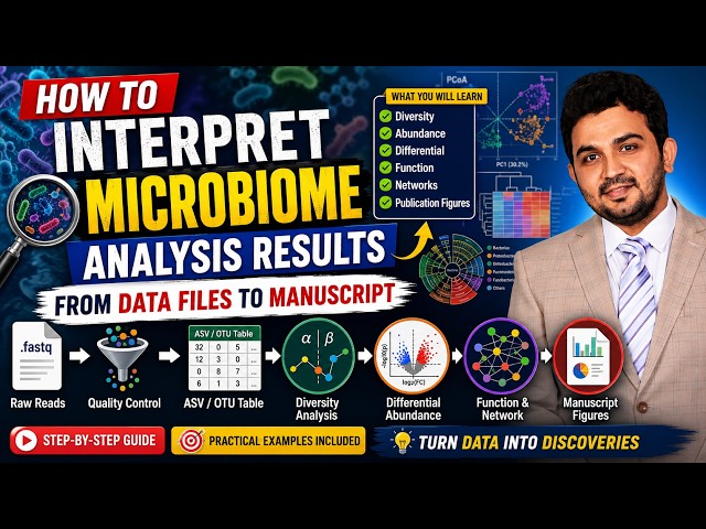 How to Read & Interpret Microbiome Results | From Data Files to Publication