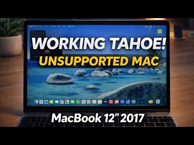 Installing macOS Tahoe 26.3 on an Unsupported Mac (MacBook 12" 2017) | OCLP-Mod Guide